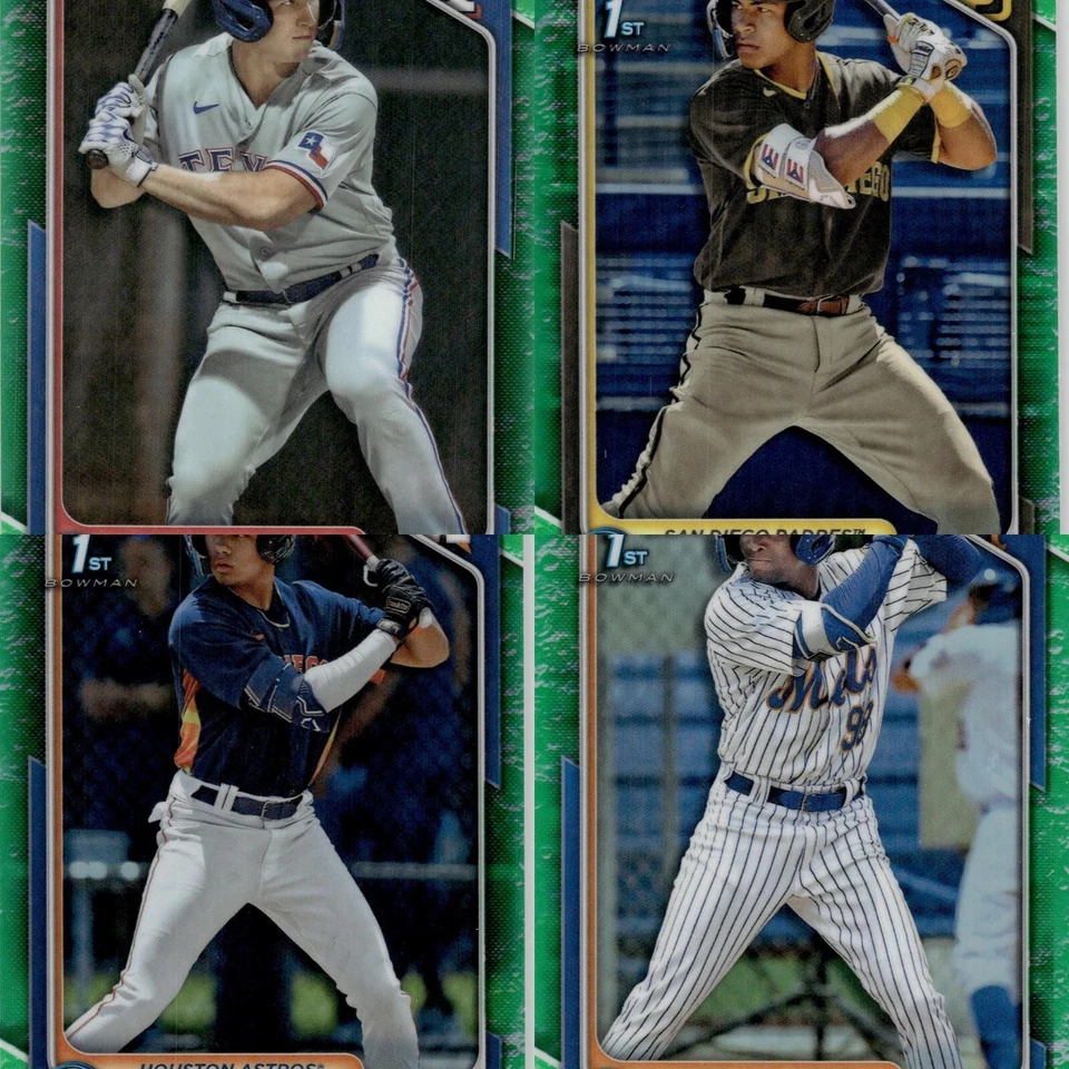 2024 Bowman Lunar Glow Chrome BCP1-BCP150 You Pick Complete Your Set - Image 1 of 1