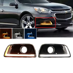 LED Tagfahrlicht Nebelscheinwerfer Blinker 3 Farben für 2013-2015 Chevy Malibu - Afbeelding 1 van 20