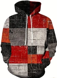 Men’s Cotton Knit Crewneck Sweatshirt Big 5XL Hoodie - Picture 1 of 5
