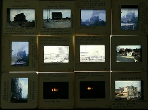 Lot of 18 35mm Slides Building Fires 1960s Dayton Ohio Aftermath Fireman - Picture 1 of 10