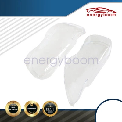 2Pcs New Clear Headlight Headlamp Lens Cover For BMW 745i 02-05 - Изображение 1 из 4