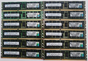 Lot of 12 HP 4GB PC3-10600 ECC DDR3 Server RAM 500203-061 - TESTED - USA Free - Picture 1 of 9