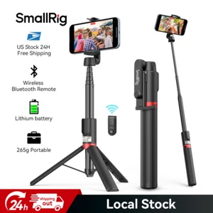 SmallRig Selfie Stick Téléphone Trépied Support avec Télécommande Bluetooth pour iPhone|Samsung - Photo 1 sur 9
