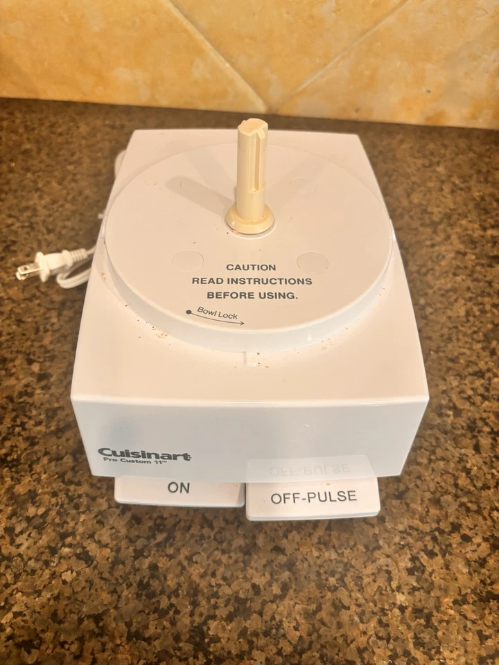 Base de procesador de alimentos Cuisinart DLC-8S Pro personalizada de 11 tazas solamente - probado funciona Foto 1 de 1