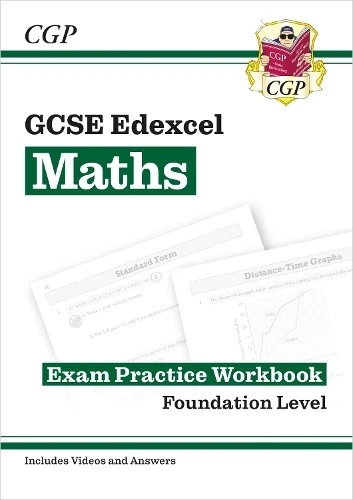 CGP Books GCSE Maths Edexcel Exam Practice Workbook: Foundation - in (Paperback) - Image 1 of 1