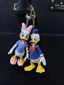 Disney Baublebar Daisy AND Donald Duck Enamel Bag Charms/keychains - Picture 1 of 14