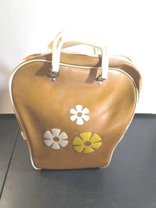Bolso Bowling Vintage Atlantic Daisy Flower Retro Años 60 70 Estilo Leer Descripción  - Imagen 1 de 20