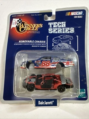 Dale Jarrett #88 Ford Taurus 1998 Die Cast Car 1:64 Removable Magnetic Chasis - Image 1 of 2