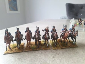 28mm Perry Miniaturen Napoleonische leichte Kavallerie x8. Hartplastik. - Bild 1 von 8