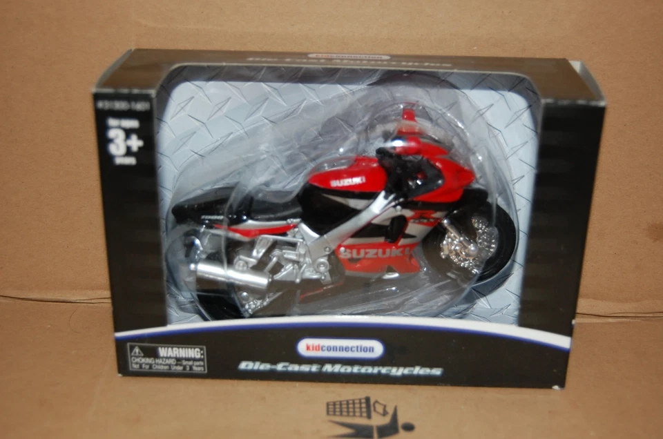 CONEXIÓN NIÑO 1/18 MOTO SUZUKI GSX-R1000 ROJO Foto 1 de 1