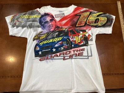 Camisa De Colección NASCAR Greg Biffle Guardia Nacional Carreras Estampado Completo Nueva Con Etiquetas Grande Foto 1 de 4