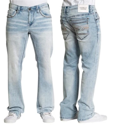 Jean de mezclilla para hombre American Fighter Heritage Hayes entrepierna 34" Foto 1 de 4