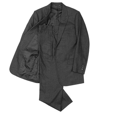 Christian Dior Chaqueta Pantalones Traje Gris Lana Cachemira Escala Patrón 46R Para Hombre Foto 1 de 4