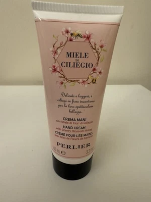 SEALED PERLIER Miele Hand Cream 3.3 oz Cream Cherry Blossom Honey Made In Italy - Image 1 of 4