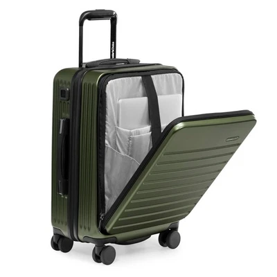 Mykel Dual Opening Polycarbonate Hardside Suitcase with Sleeve and Ergonomic ... - Image 1 of 4