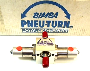 NIB Bimba CPT-00746-A Pneu-Turn Rotary Actuator with ϕ1/2” Keyed Output Shafts - Picture 1 of 6