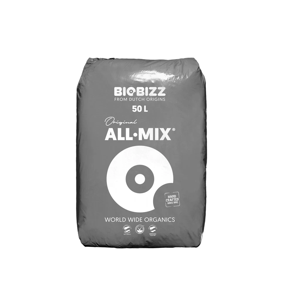 BioBizz ALL MIX Terra Terriccio substrato concimato perlite humus torba 50 LT - Immagine 1 di 1