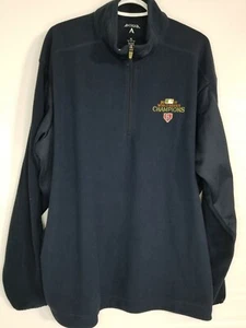 St. Louis Cardinals 2011 Sewn Patch World Series Antigua Fleece Jacket Men's XL - Picture 1 of 8