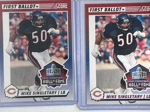 2024 Score - First Ballot Pink #4 Mike Singletary & Base Card - Picture 1 of 5