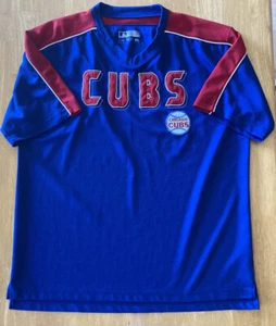 Chicago Cubs 100% Polyester MLB Pullover Jersey Spell out Stitches Sh Sleeve L - Bild 1 von 8