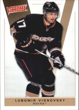 2010-11 Upper Deck Victory Anaheim Ducks Hockey Card #5 Lubomir Visnovsky
