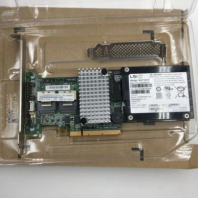 IBM M5015 LSI 9260-8i 46M0851 81Y4419 SAS RAID Controller PCI-E +Battery - Image 1 of 4