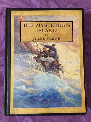 The Mysterious Island by Jules Verne 1935 Charles Scribner’s Sons Hardcover - Image 1 of 4