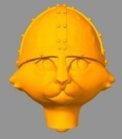 Sally 4th ACP164 28mm  Critter Conversion Kit - Cat, Conical Helmet Pack New