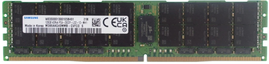 Samsung 128GB DDR4 2933 MHz ECC LRDIMM M386AAG40MMB-CVF PC4-2933Y-L Load Reduced - Bild 1 von 1