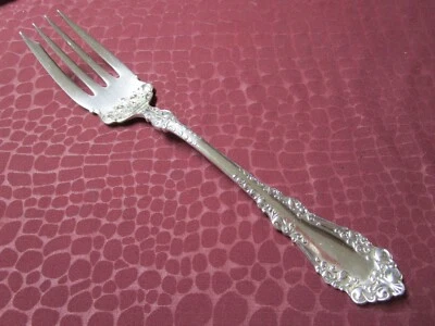 Tenedor para servir carne fría BERKSHIRE Rogers plateado 1897 sin monograma (lu) Foto 1 de 3