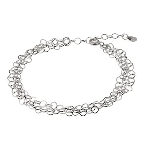 Ernstes Design Armband A501 Armband Edelstahl poliert 3 fach mit Federring - Bild 1 von 3