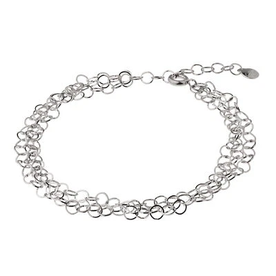 Ernstes Design Armband A501 Armband Edelstahl poliert 3 fach mit Federring - Bild 1 von 3