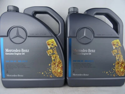 Olio motore 5W-40 originale Mercedes Benz MB 229.5 5W40 olio motore originale 2x 5 litri