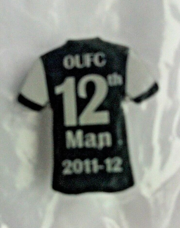 Oxford United - '12th Man' Away Badge from 2011- 2012 season - For Charity - Image 1 of 1