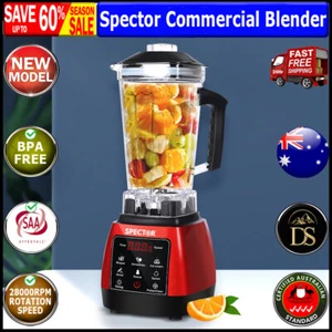 2L Commercial Blender Mixer Food Processor Kitchen Juicer Smoothie Ice Crush - Picture 1 of 12