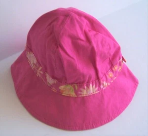 Baby GAP Infant Girls Pink Sun Hat With Chin Strap Newborn to 3 Months - Picture 1 of 4
