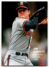 1989 PACIFIC CARDS & COMICS BASEBALL'S BEST FOUR JIM ABBOTT CALIFORNIA ANGELS #4