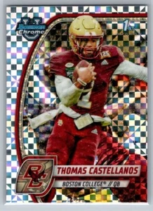 Thomas Castellanos X-Fractor Boston 2024 Bowman University Cromo Fútbol - Imagen 1 de 2