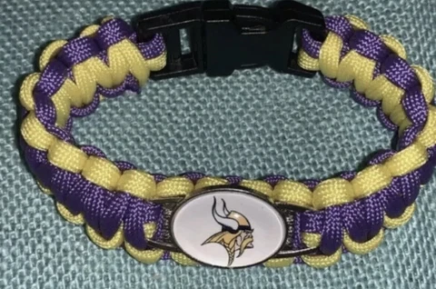 Minnesota Vikings Paracord Survival Bracelet Sport Jewelry Strap US SHIPPING Cover