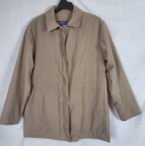 London Fog Limited Edition Beige/ Tan Jacket Coat Mens S Light weight Suede - Picture 1 of 6