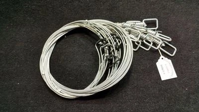 1 DUTZEND GELADENE SOUTHERN SNARES 60" 5/64 MICRO LOCK TRAPPING COYOTE SNARE - Bild 1 von 2