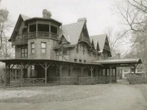 Postcard Connecticut Hartford Mark Twain House Exterior Unused MINT - Picture 1 of 1