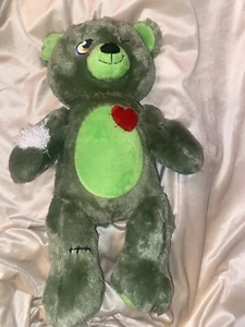 Build A Bear Green Zombear 25th Celebration Collection Plush Soft Toy Rare - Picture 1 of 2