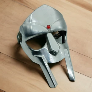 Halloween Medieval Gladiator face Mask Re-Enactment Adult Custom Crafted Silver - Picture 1 of 5