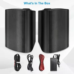 HerdioBluetooth Lautsprecher Outdoor Wandhalterung Garten Lautsprecher 300W Paar - Bild 1 von 14