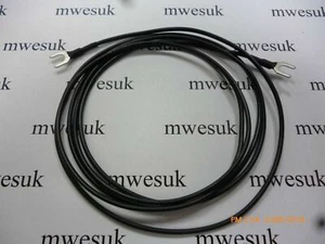 1.0 metre 1M Ground Audiophile Turntable Earth Wire Fork Terminals HI-FI - Picture 1 of 2