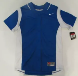 Nike Women's Large Blue White Softball Jersey New with Tags - Picture 1 of 5