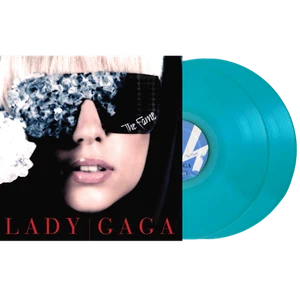Lady Gaga: The Fame 2xLP - Translucent Light Blue Vinyl Doppel LP mit Poster - Bild 1 von 4