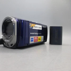 Sony Handycam DCR-SX44E Handheld Hard Drive Camcorder Blue Tested - Picture 1 of 8