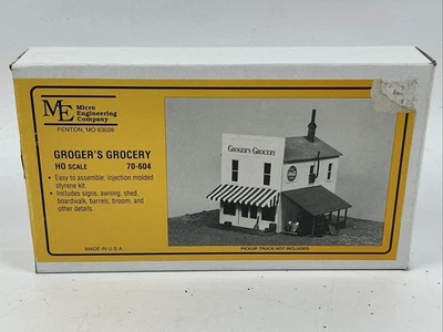 Micro Engineering Company HO Scale #70-604 Groger’s Grocery - Image 1 of 3